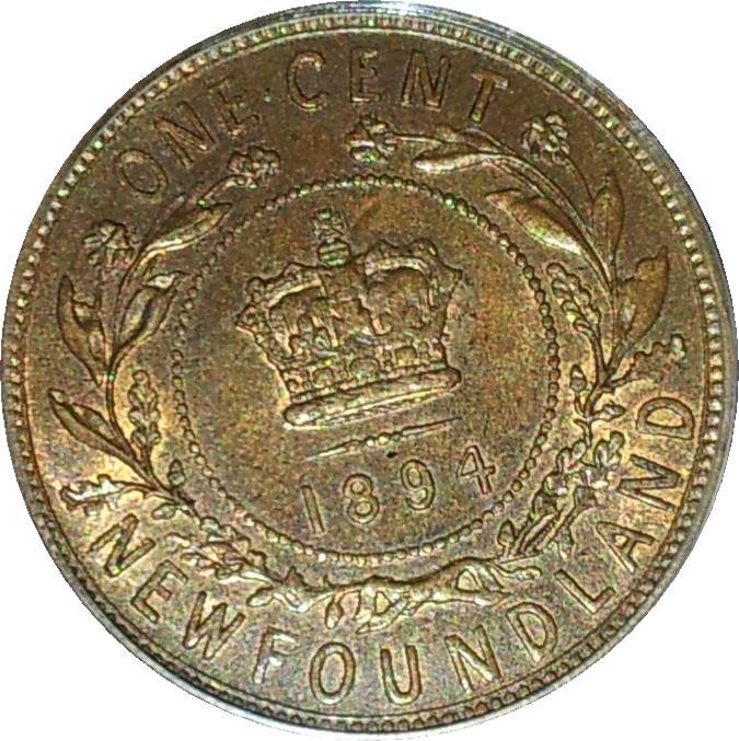 1894 Newfoundland Large Cent MS64RB Rev.JPG