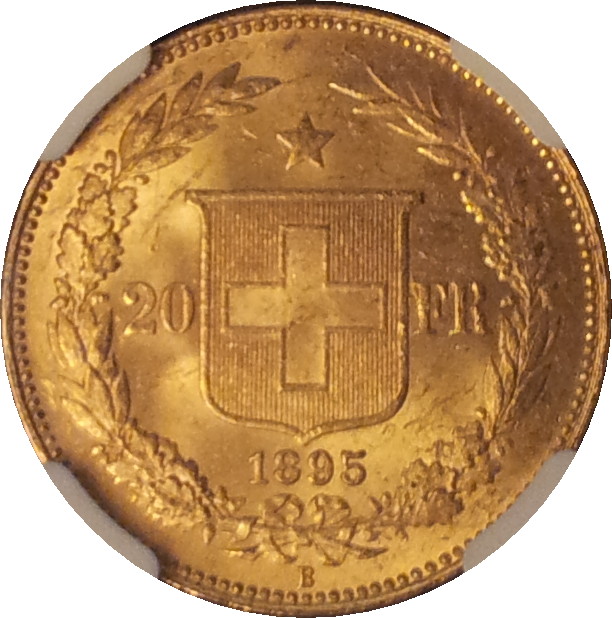 1895 B Switzerland Gold Twenty Francs Rev.JPG