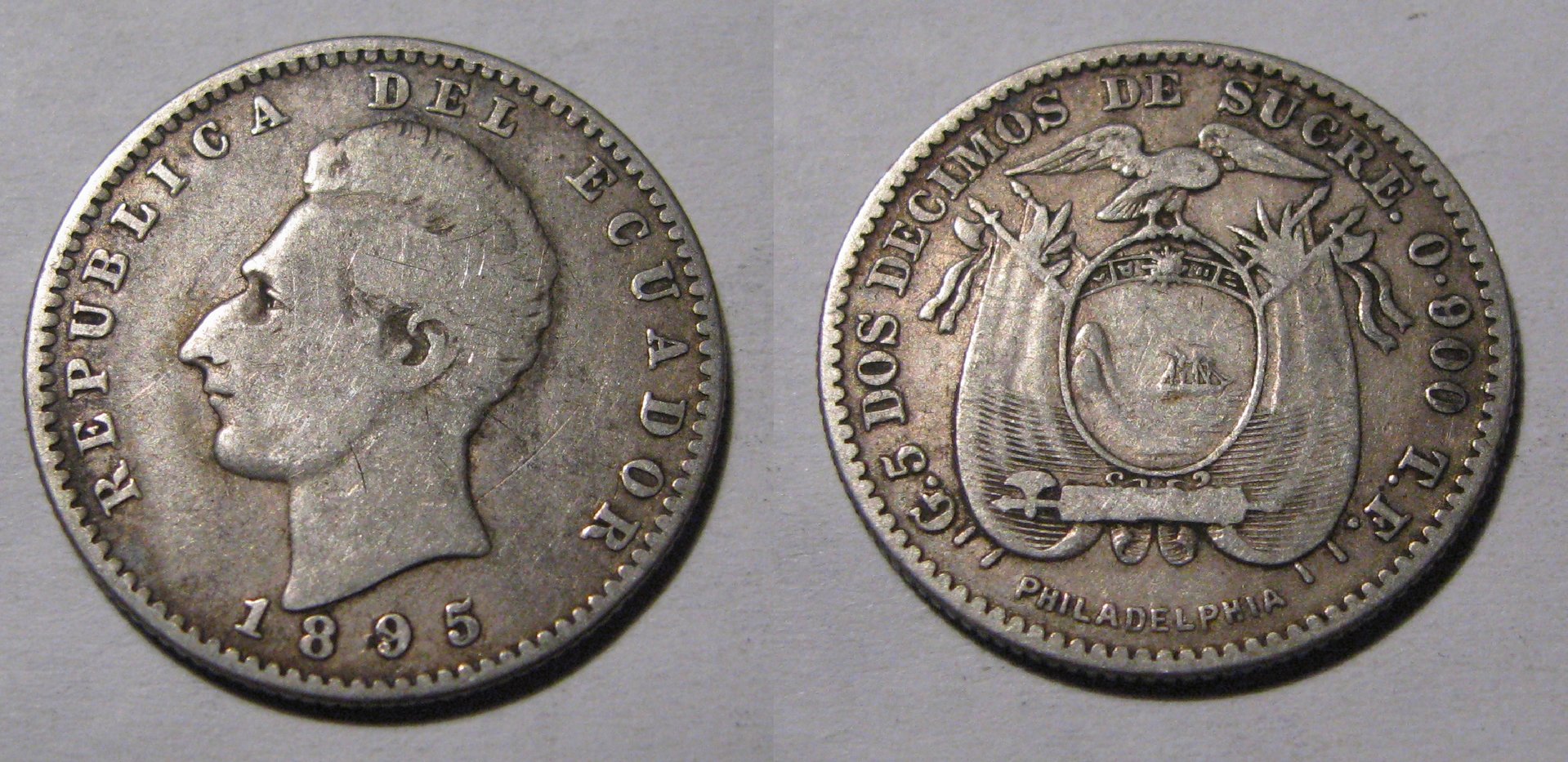 1895 Ecuador 2 Decimos #3.jpg