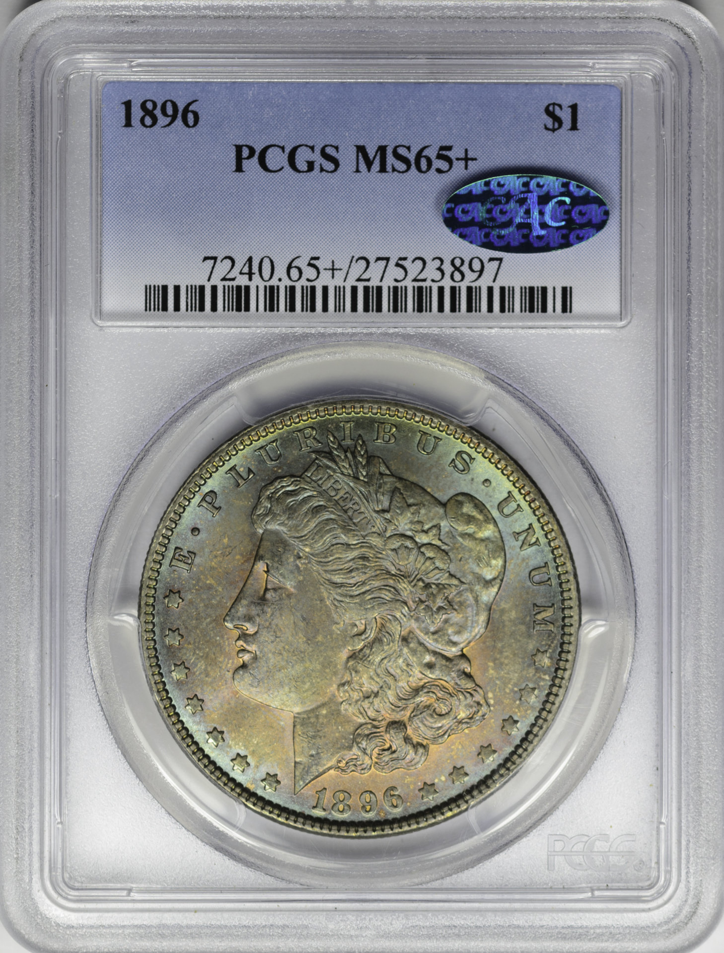 1896 1 MS65+ PCGS 27523897 CAC Obv Slab.JPG
