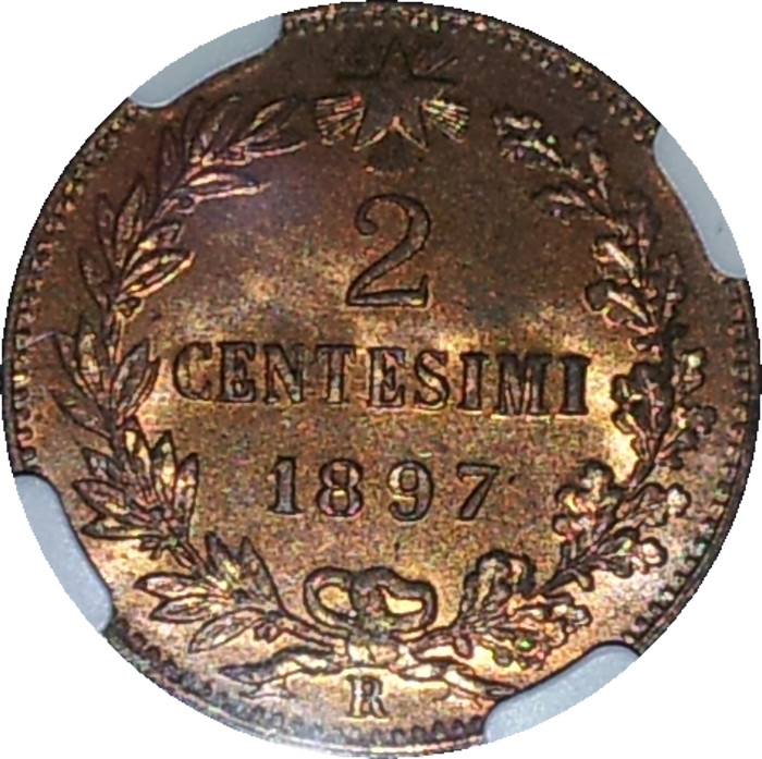 1897 Italy Two Centesimi Rev.JPG