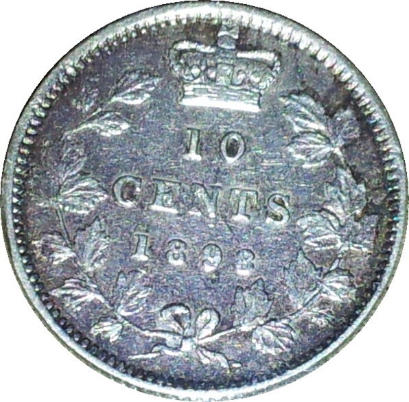1898 Canada Ten Cents AU50 Rev.JPG