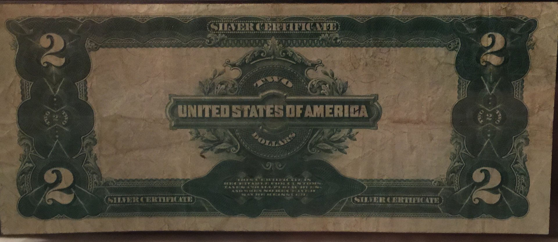 1899 $2 Silver Certificate Reverse.jpg