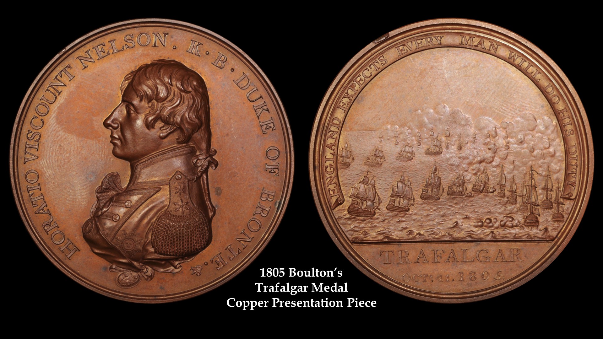 19. 1805 Battle of Trafalgar Medal - Copper Presentation.jpg