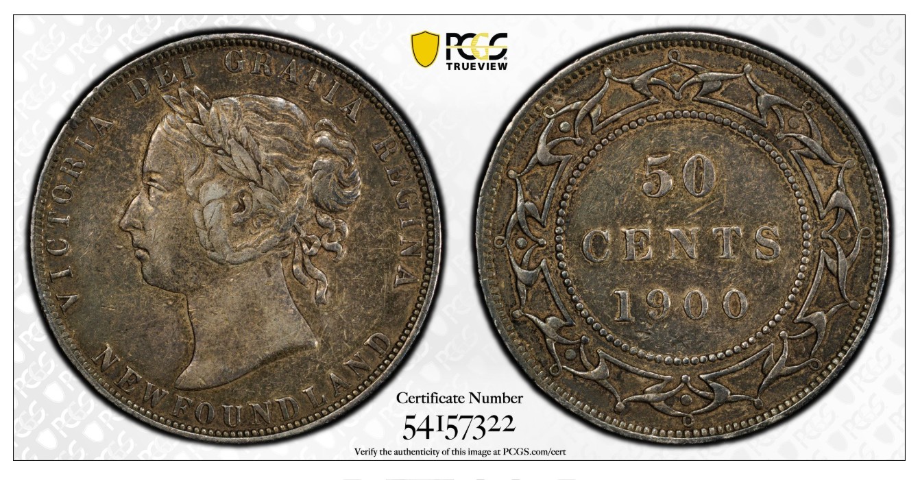 1900 Newfy 50C PCGS XF40 .jpg
