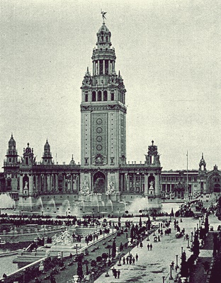 1901PanAmExpoTempleOfMusicMcKinleyElecTowerLoopedMedalArt1.jpg