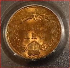 1902 Indian Penny PCGS MS64RB Reverse.JPG