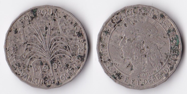 1903 guadeloupe 1 franc.jpg