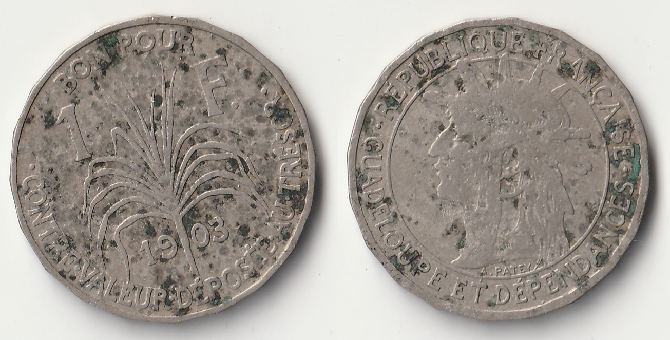 1903 guadeloupe 1 franc.jpg
