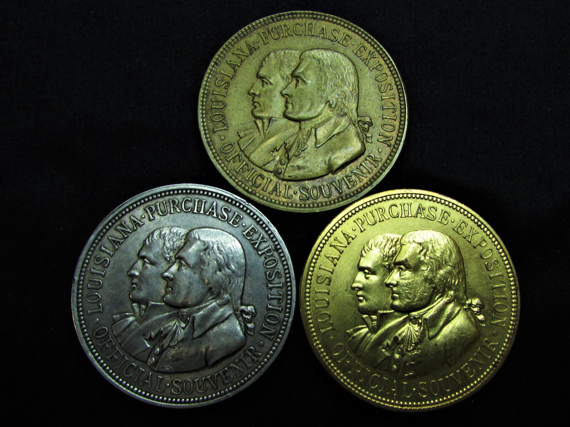 1904 Louisiana Purchase trio - obverse.JPG