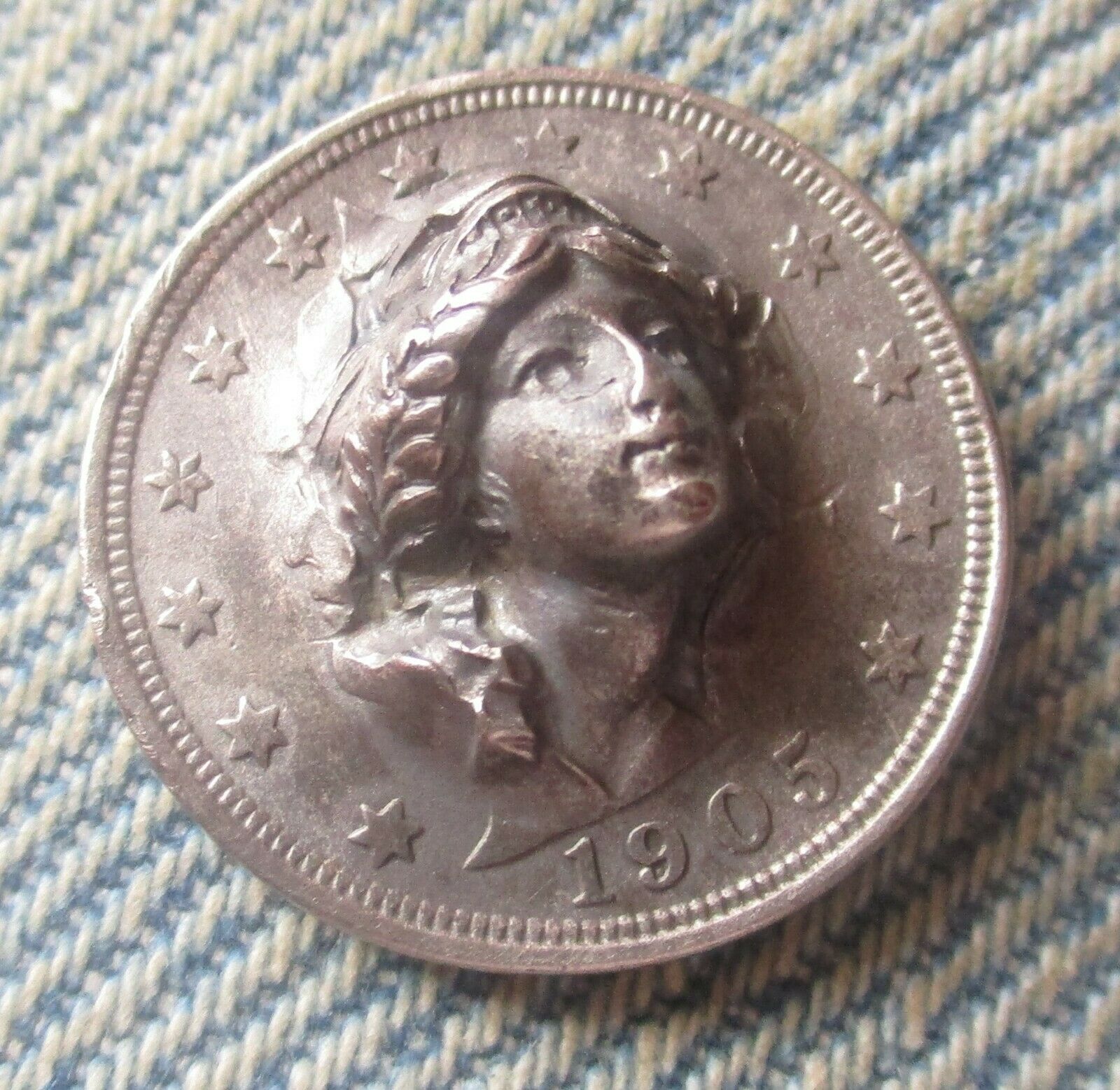 1905 Liberty nickel repousse.jpg