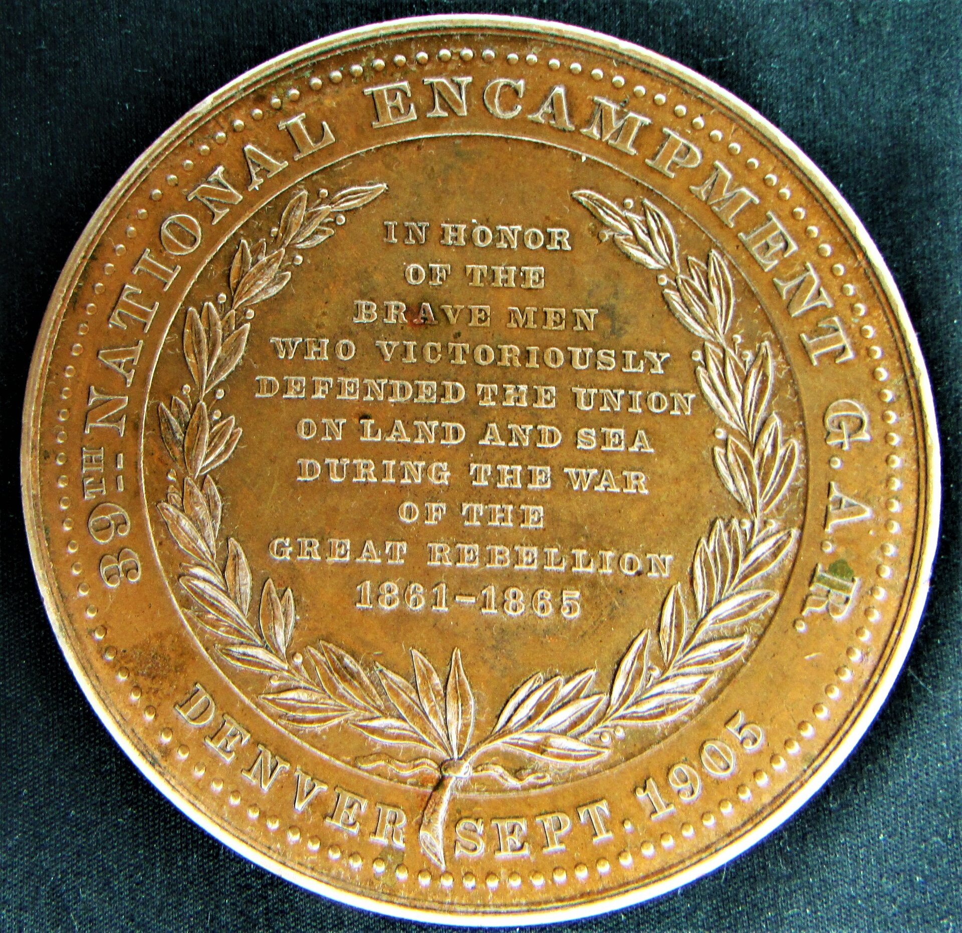 1905 Pike's Peak - 39th National Encampment Grand Army of the Republic - @reverse.JPG