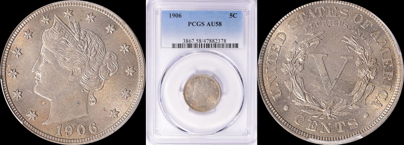 1906 Liberty Nickel PCGS AU-58 A1-horz.jpg