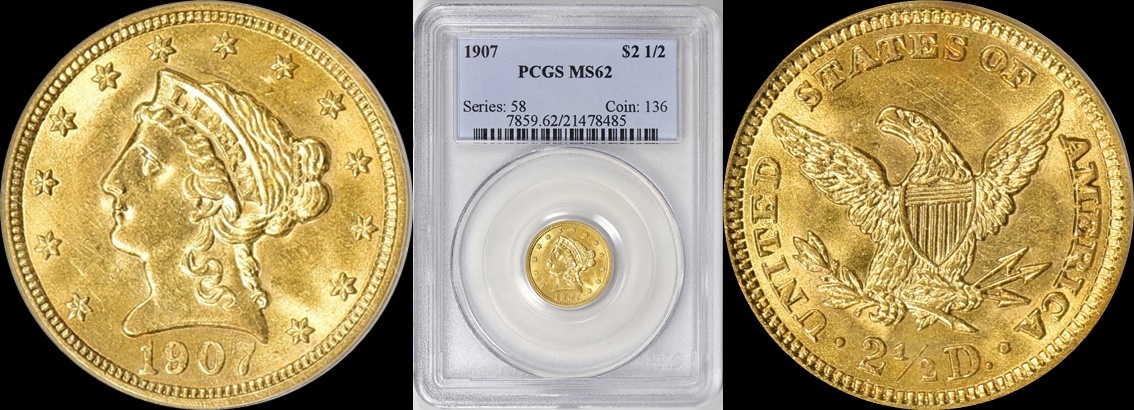 1907 Liberty Gold Quarter Eagle PCGS MS-62 b1-horz.jpg