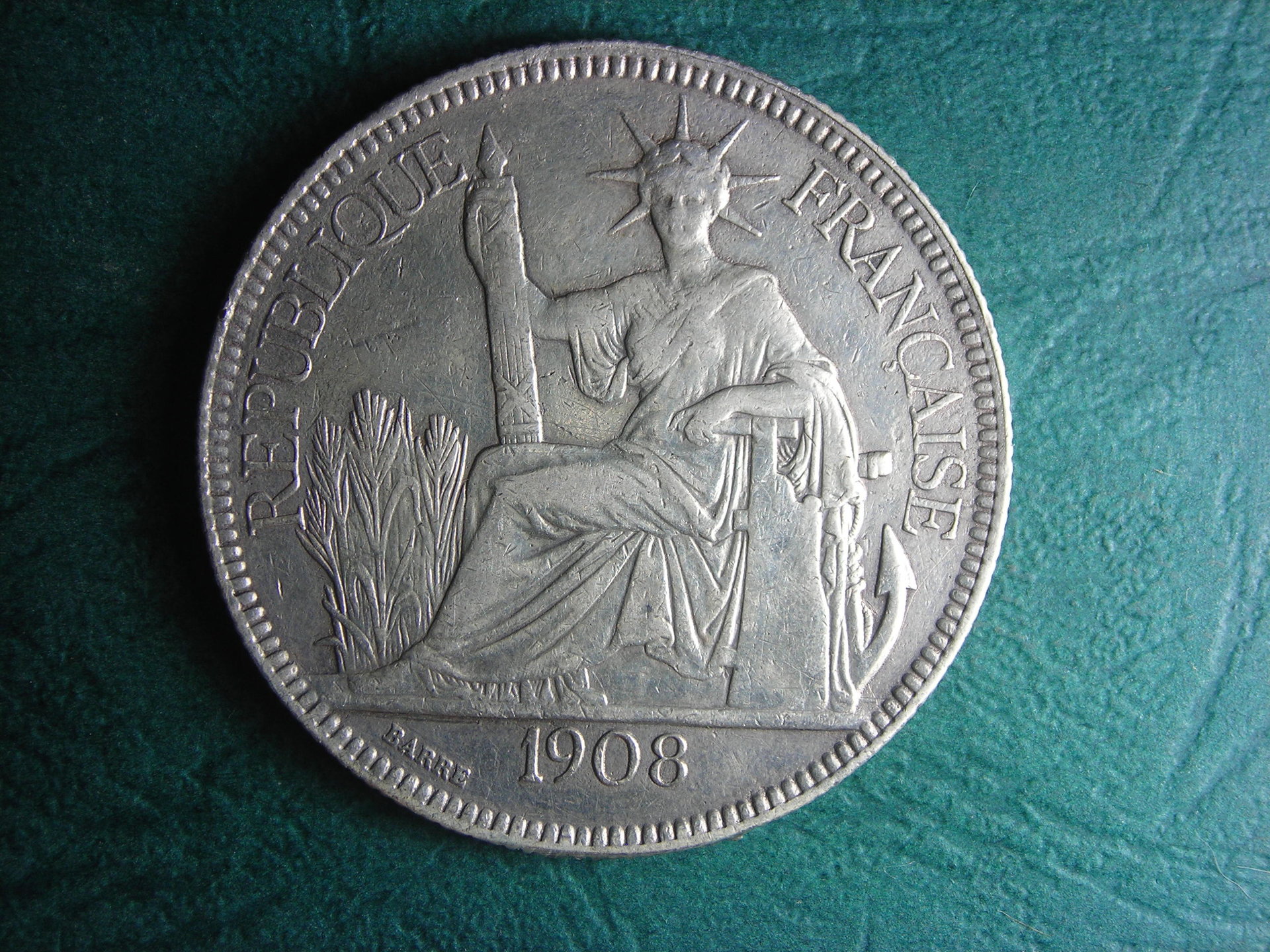 1908 A FR-IC 1 p obv.JPG