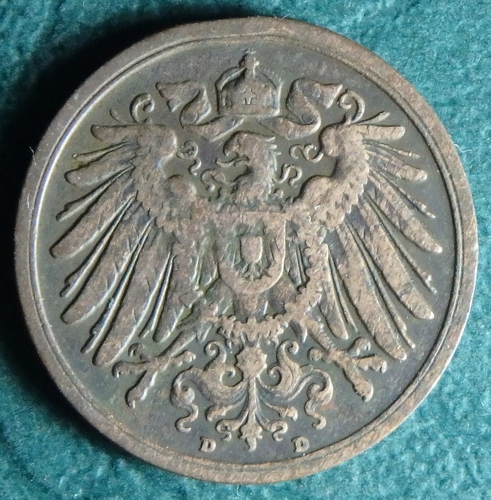 1908 DE-D 2 p obv.JPG