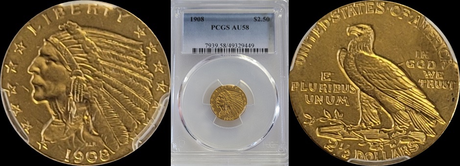 1908 QUARTER Gold Indian $2.5 AU58 PCGS AQWE.jpg