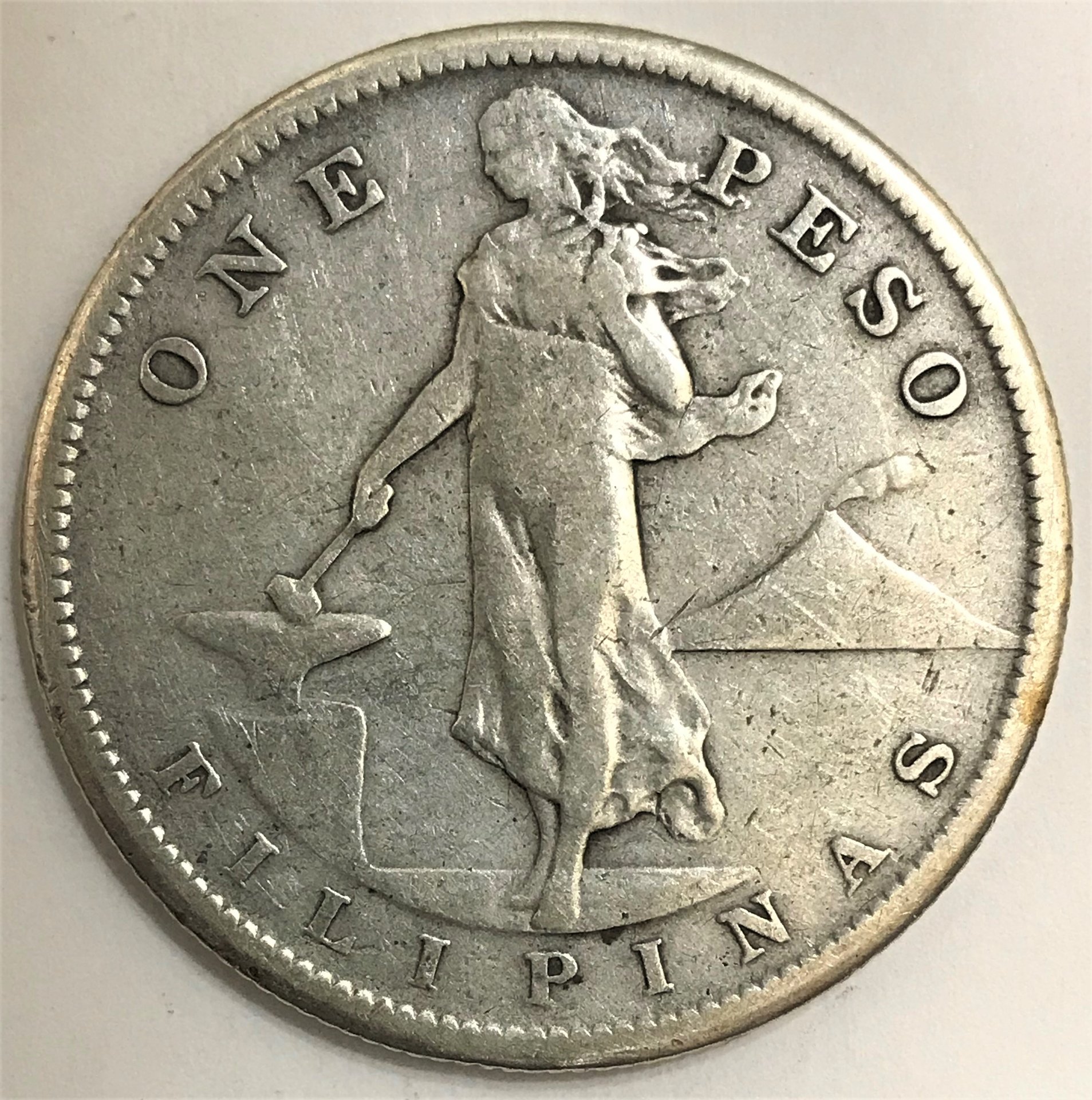 1909 Filipinas One Peso - Obv.JPG