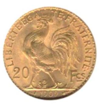 1909 Fr 20 franc rev.jpg