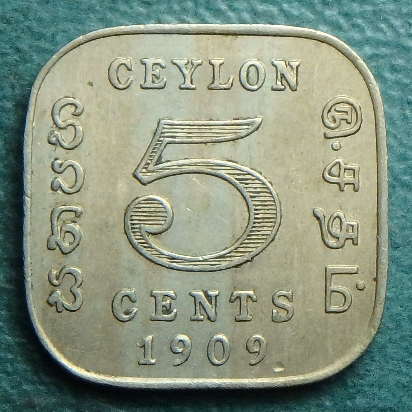 1909 GB-Ceylon 5 c rev.JPG