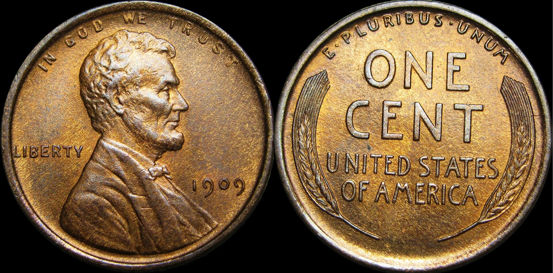 1909 Lincoln Gem Bu++ DIE BREAK $32. 302757207831  fairviewcoins - #U295 a.jpg