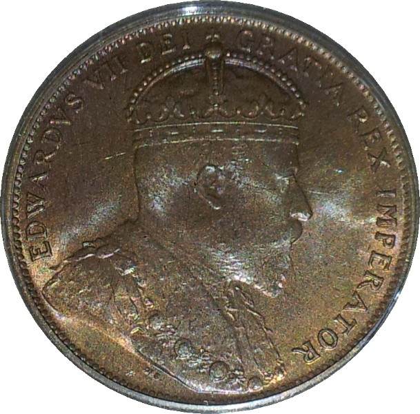 1909 Newfoundland Large Cent Obv.JPG