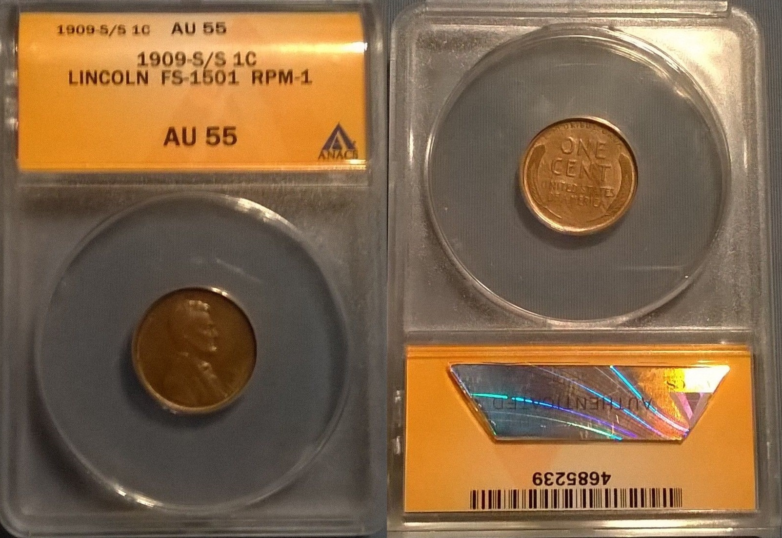 1909 S LINCOLN CENT  RPM FS-1501 ANACS AU 55 RPM-1 Aa-horz.jpg