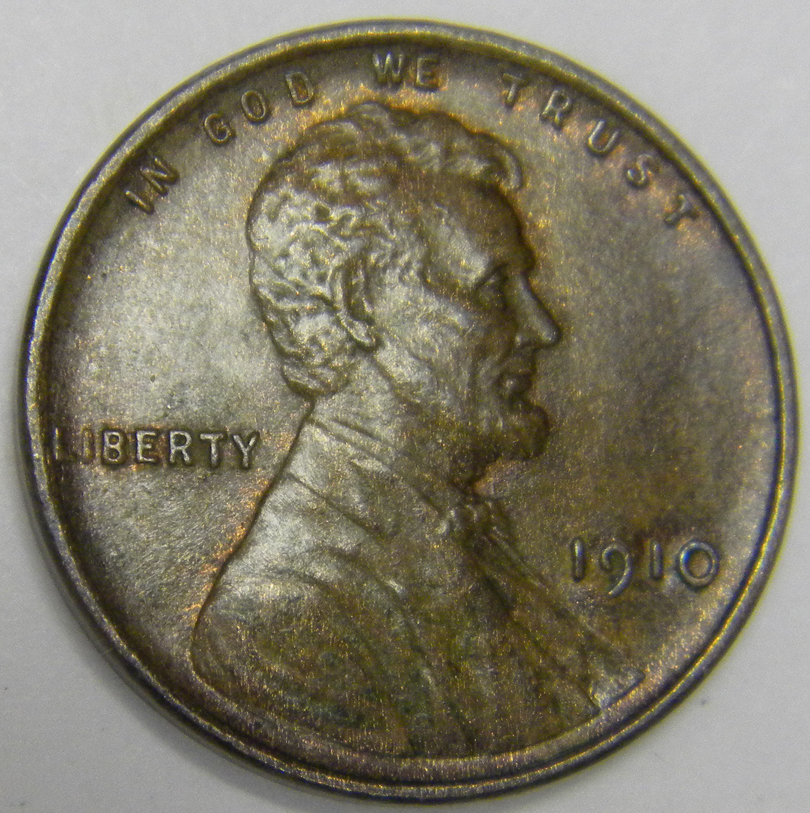 1910 Lincoln Wheat penny- Obverse1.jpg