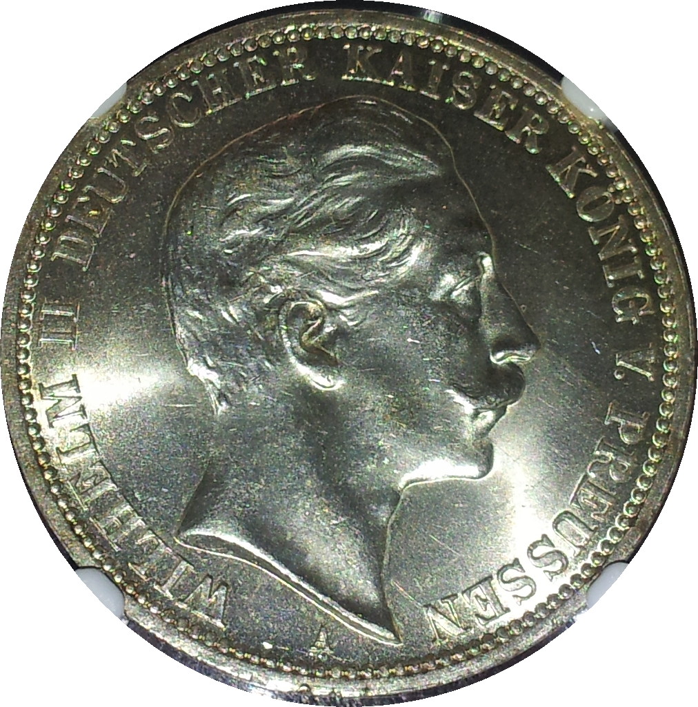 1911A German States Prussia 3 Mark Obv.JPG