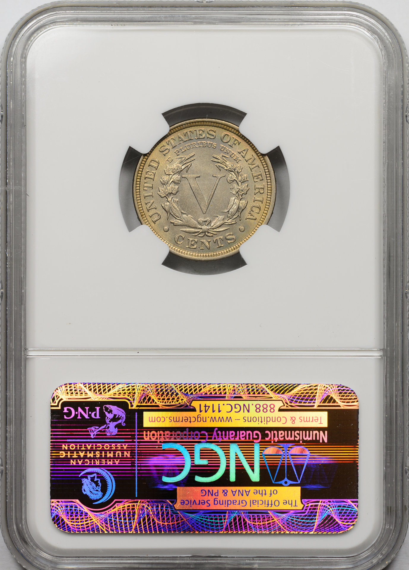1912 5C FIVE-CENT PIECE - LIBERTY HEAD, CENTS NGC MS63 456147-004 CAC Rev Slab v2.jpg