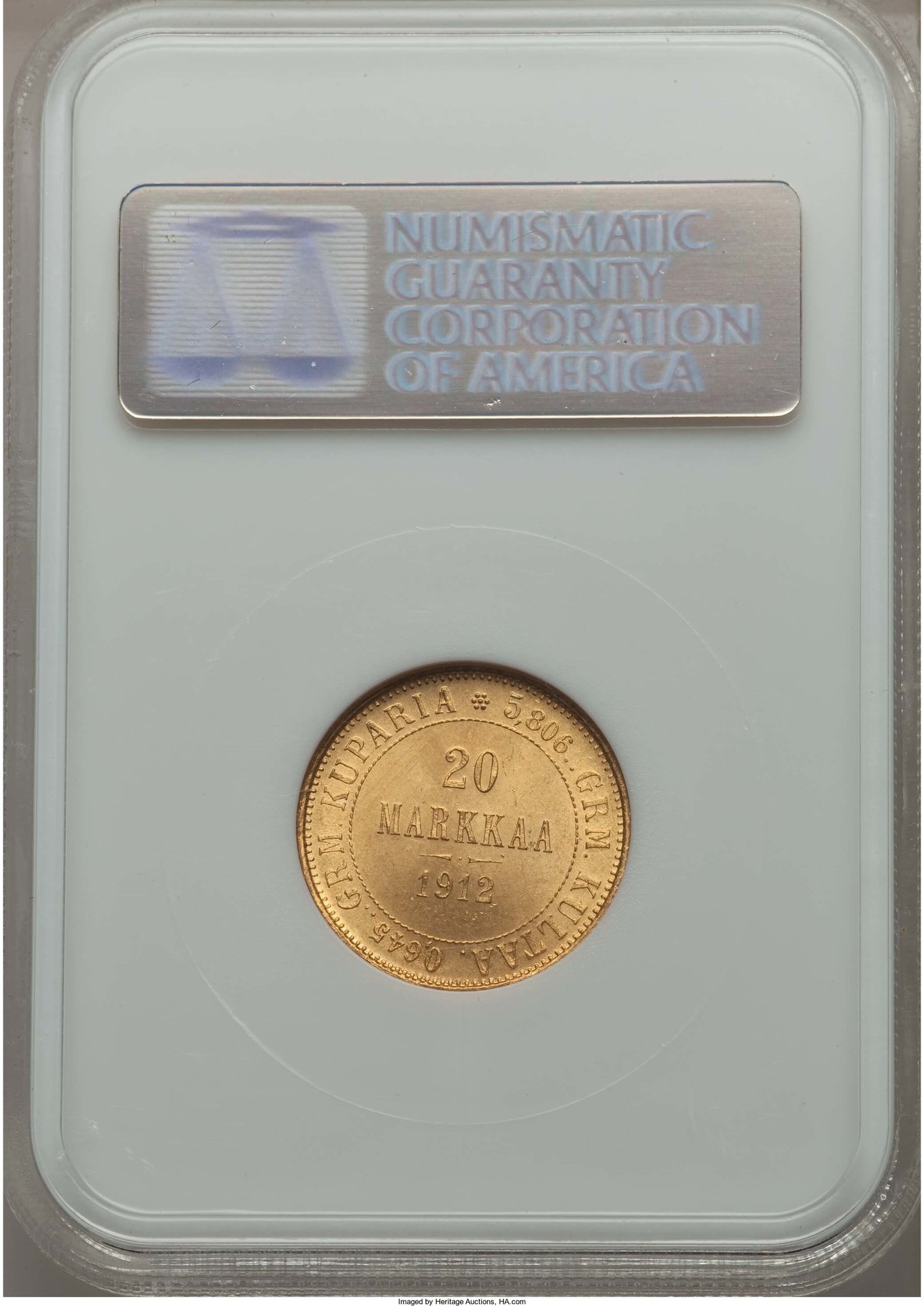 1912 Finland 20 Markkaa Rev.jpg