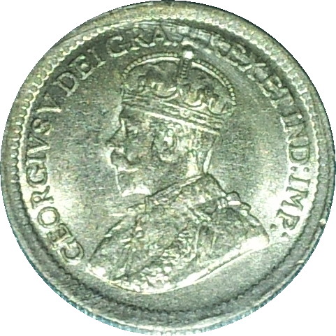1912 Newfoundland Five Cent Obv MS60.JPG