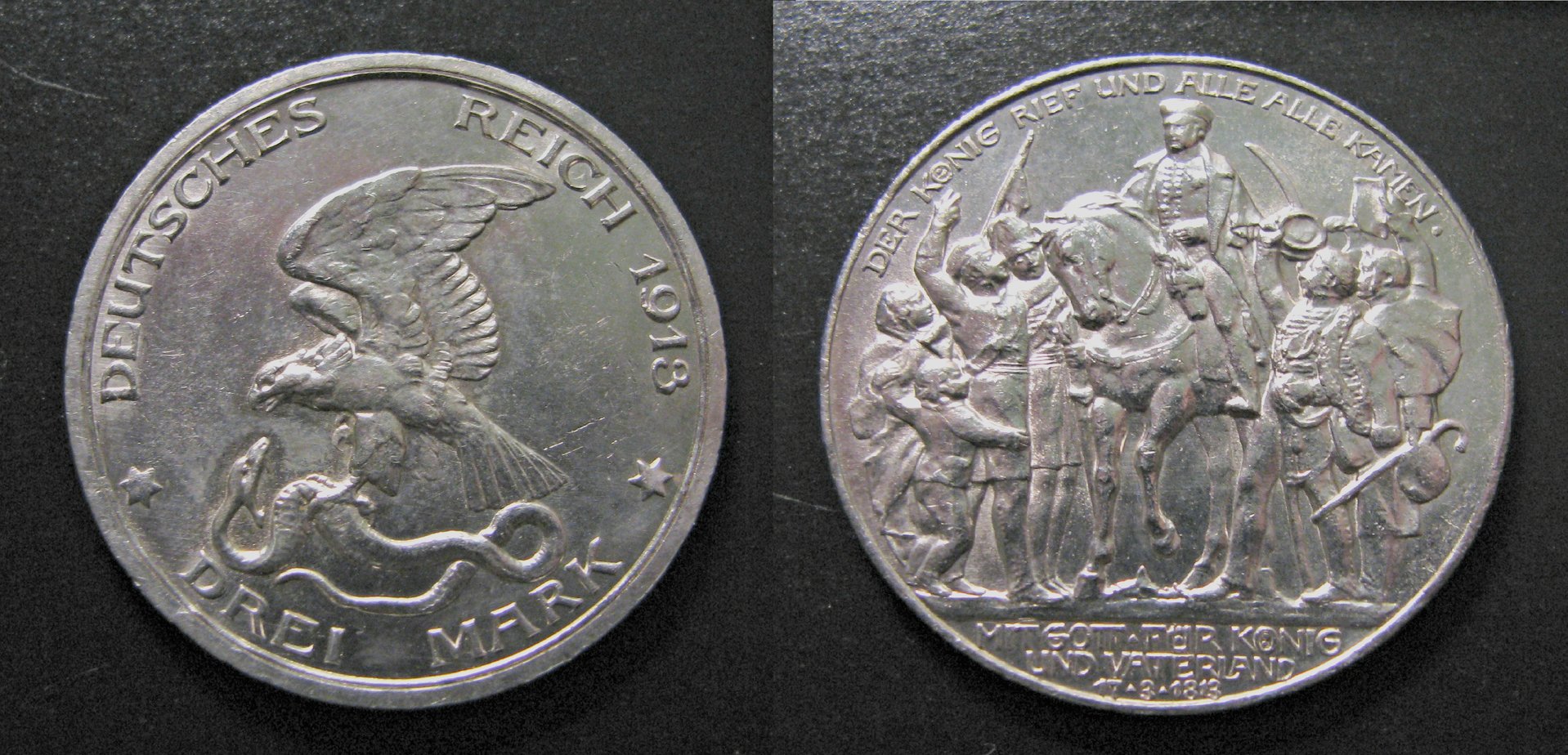 1913 Germany Prussia 3 Mark B.jpg