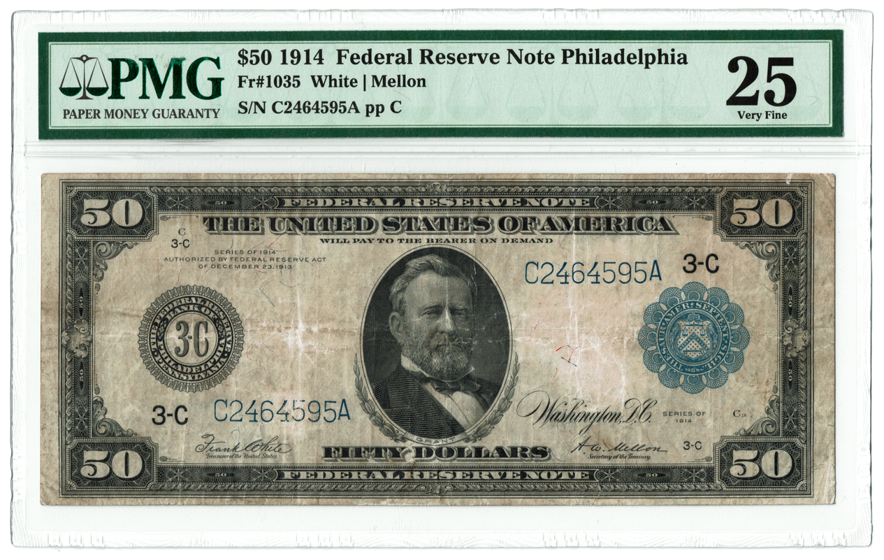 1914 $50 Federal Reserve Note (Philadelphia) Face.png