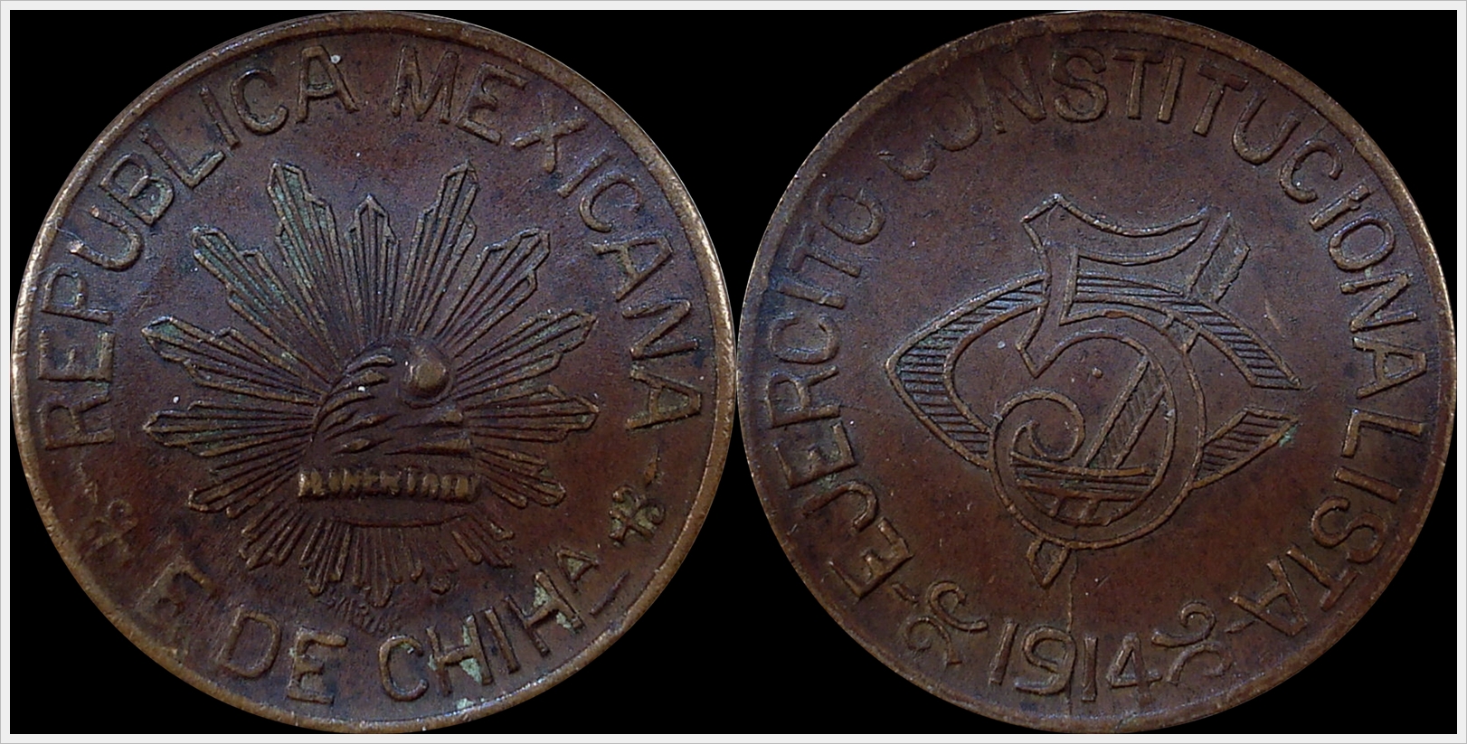 1914 Mexico 5 Centavos.jpg