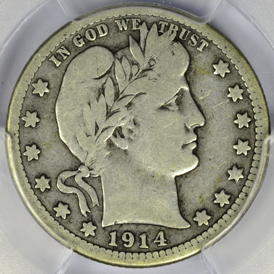 1914 S 25C VG10 PCGS 28244486 CAC Obv Closeup.jpg