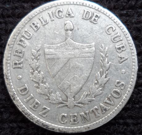1915 Cuba Diez Centavos ObverseSM.JPG