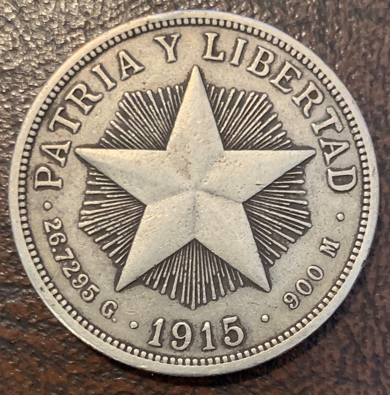 1915 Cuban Peso OBV.jpg