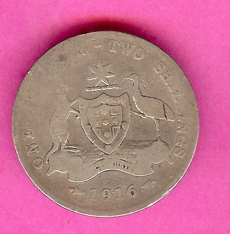 1916 Australia Florin Reverse.JPG