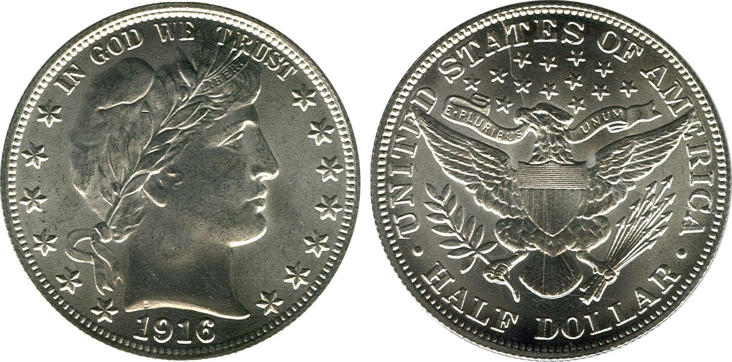 1916 Barber Half Over Strike Bulk Handled Coin.jpg
