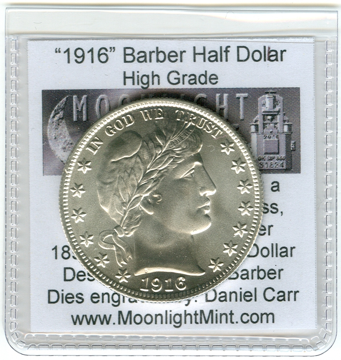 1916 Barber Half Over Strike High Grade Coin and Label.jpg