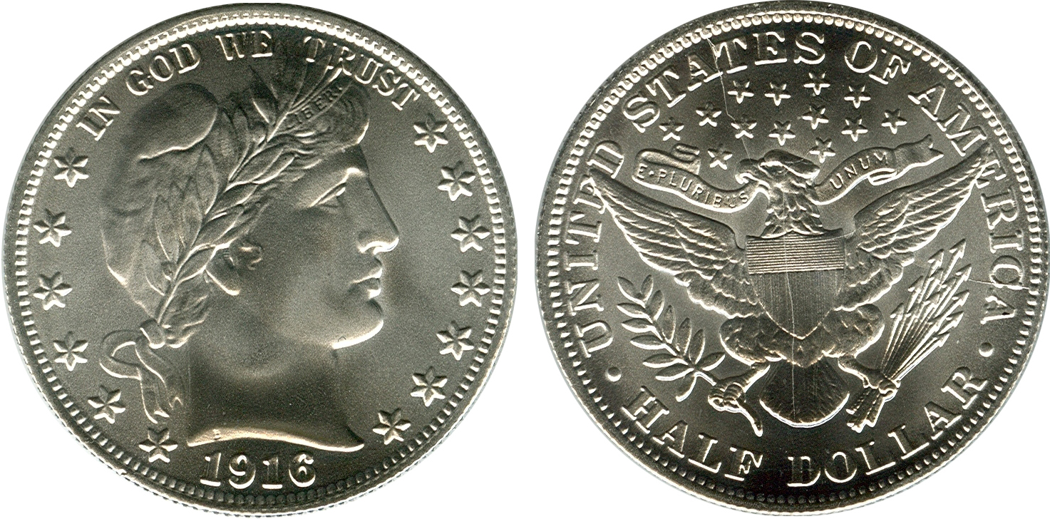 1916 Barber Half Over Strike High Grade Coin.jpg