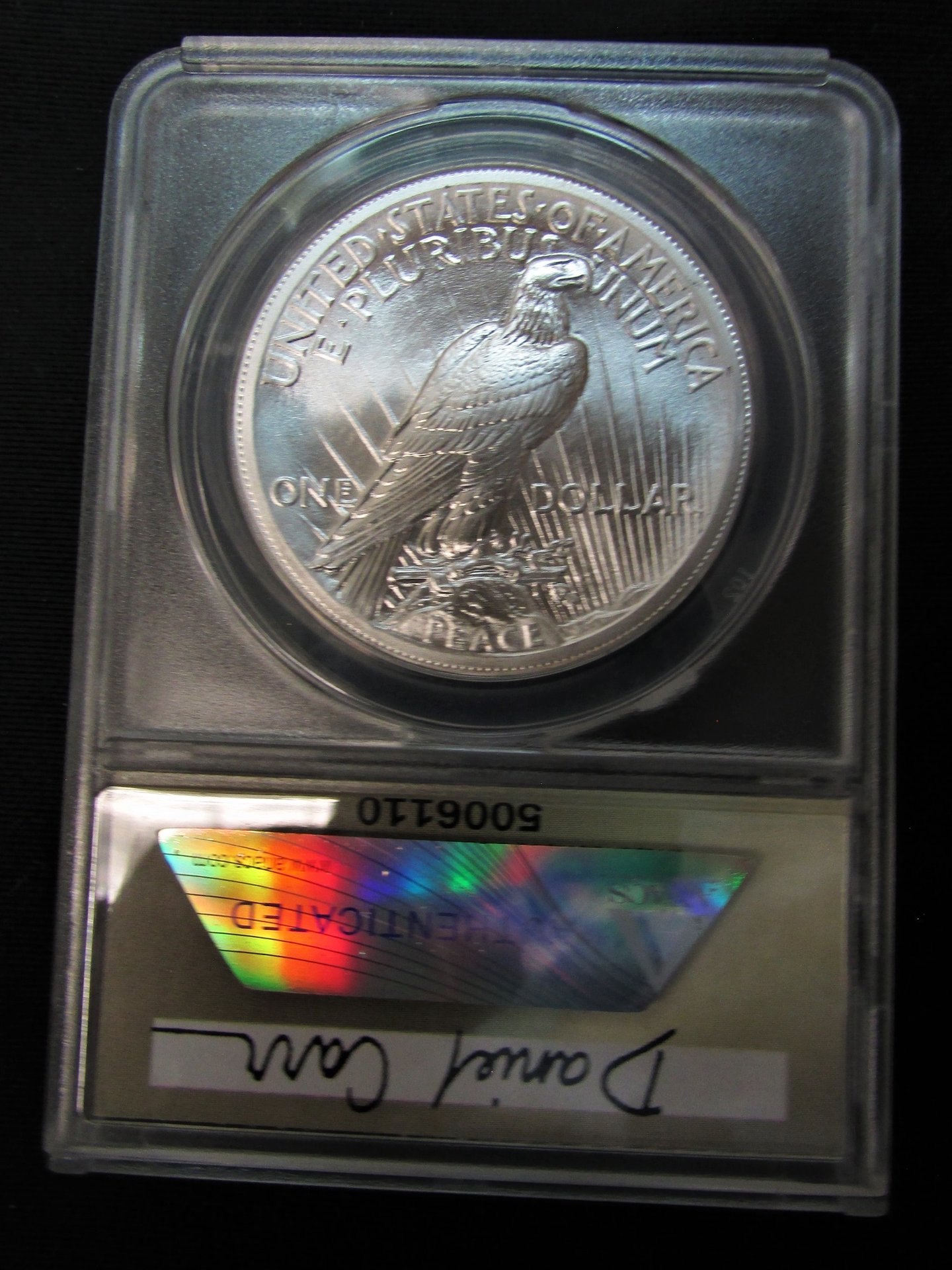 1917-2017 Failure of WWI - 1oz Hard Times Token - reverse.JPG