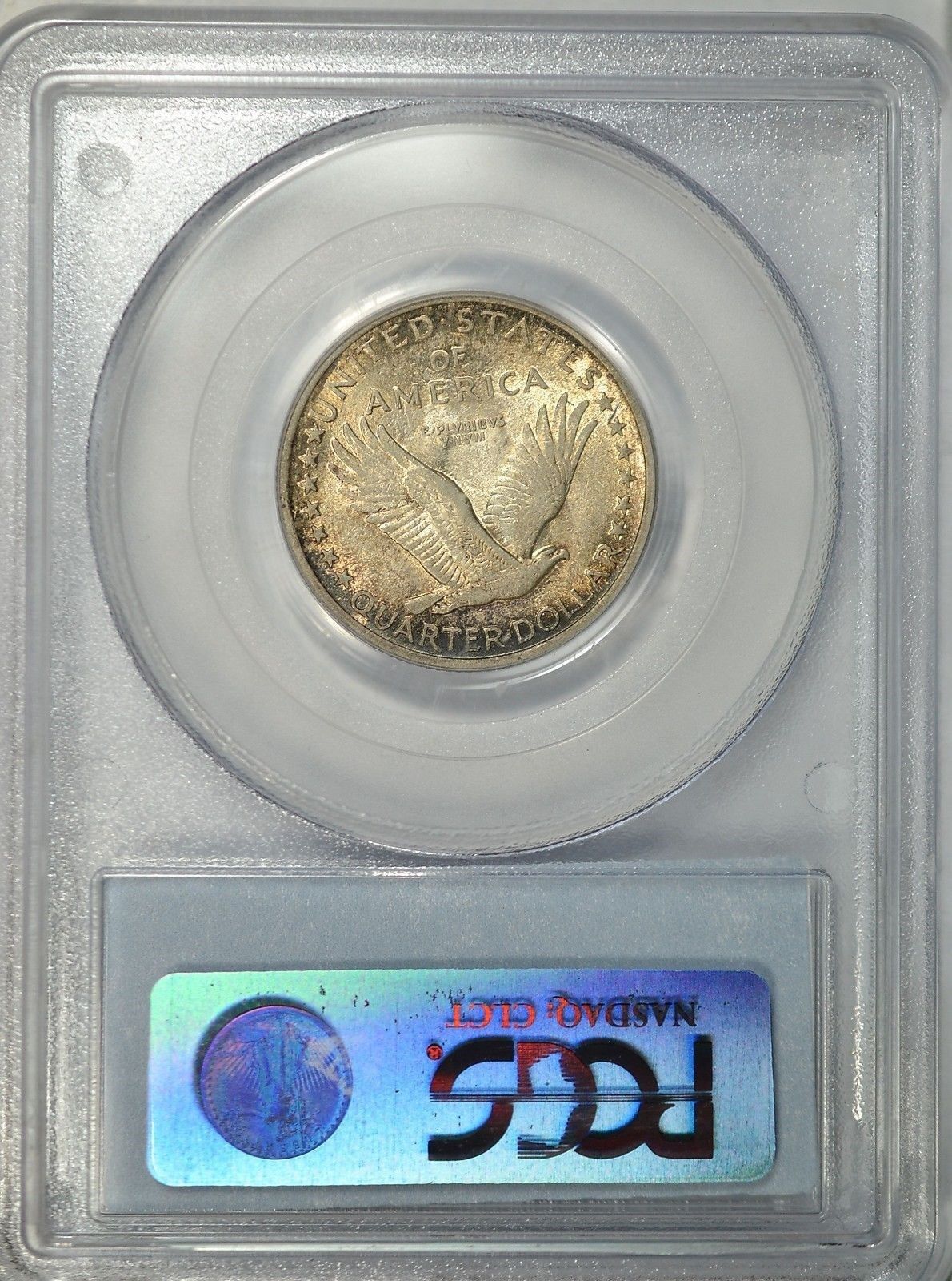 1917 25C PCGS AU55 Type 1 Rev Slab CAC seller.JPG