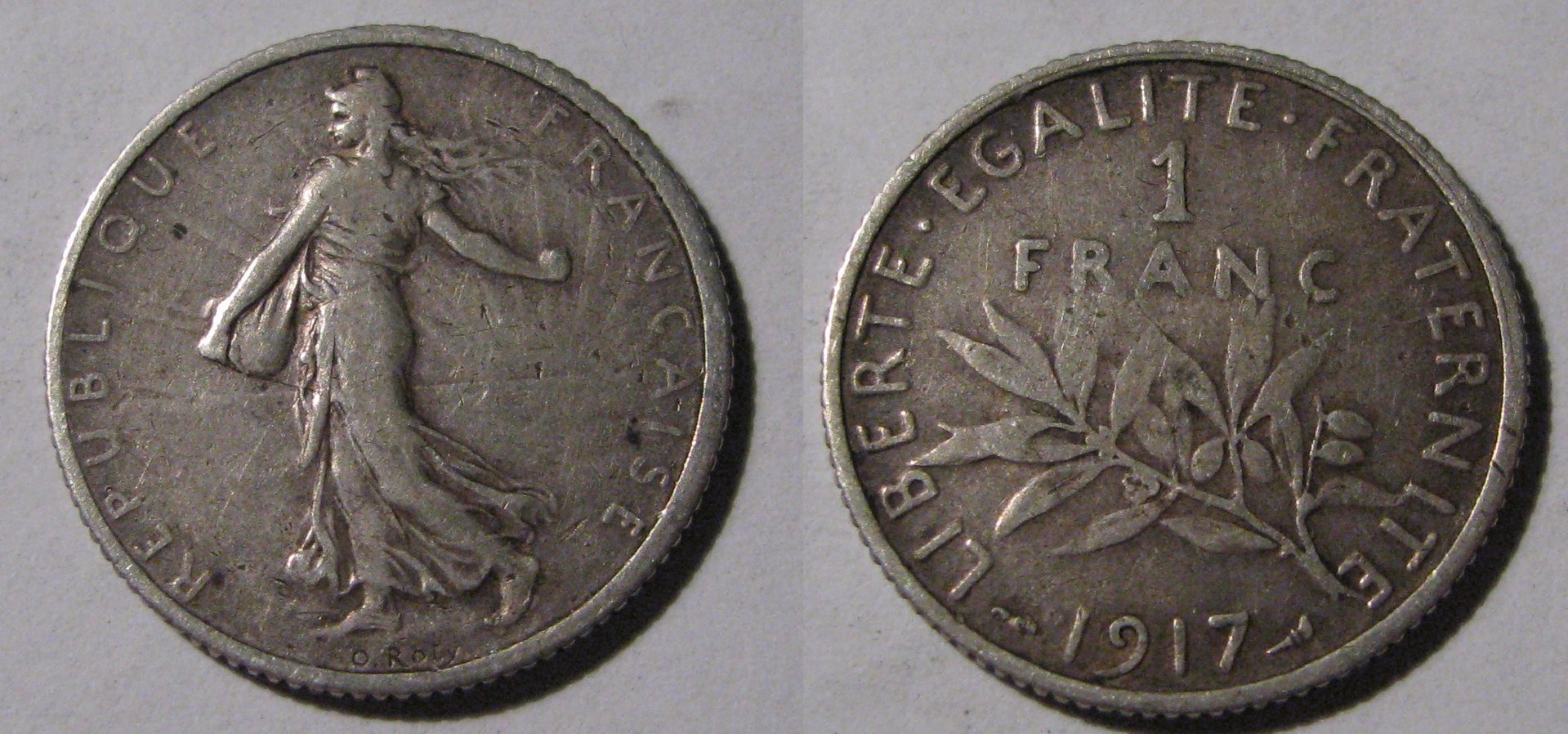 1917 France 1 Franc #2.jpg