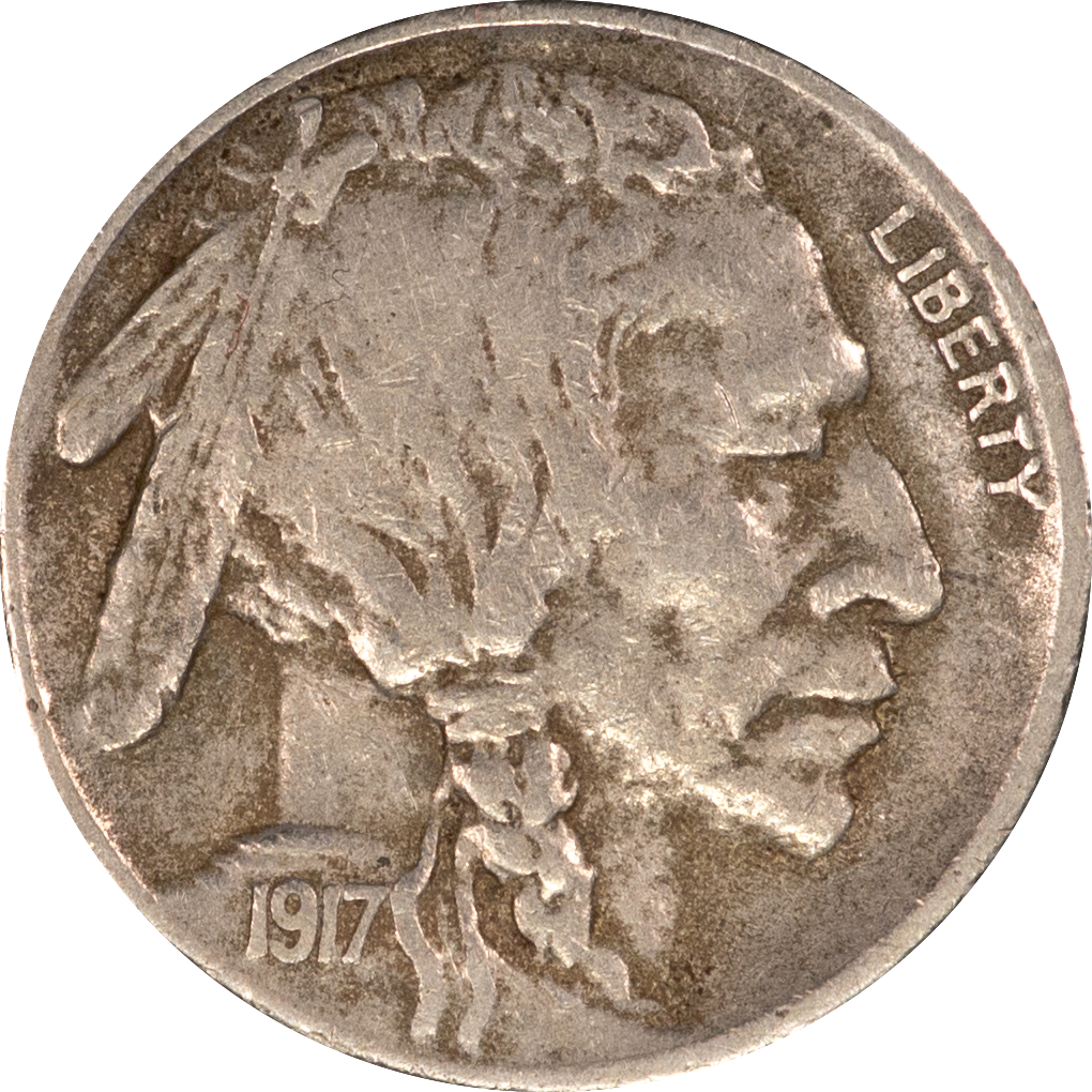 1917 S Buffalo Nickel TTFNS - Obverse.png