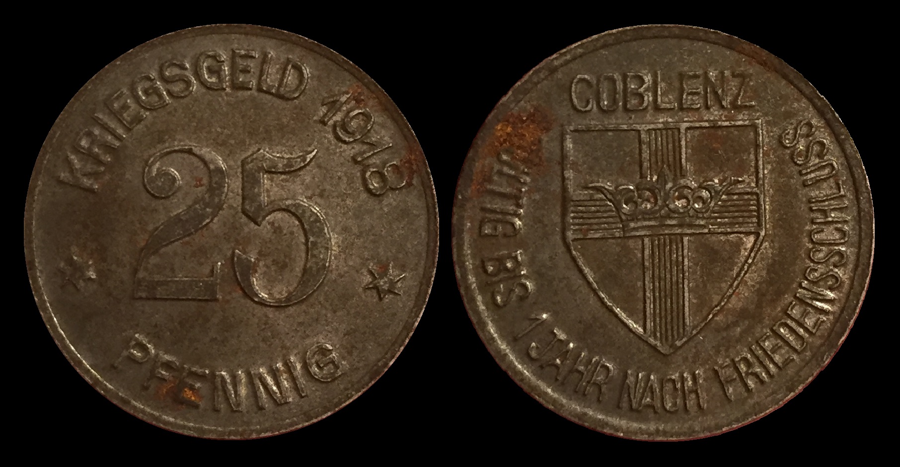 1918 Coblenz 25 Pfennig Notgeld.jpg