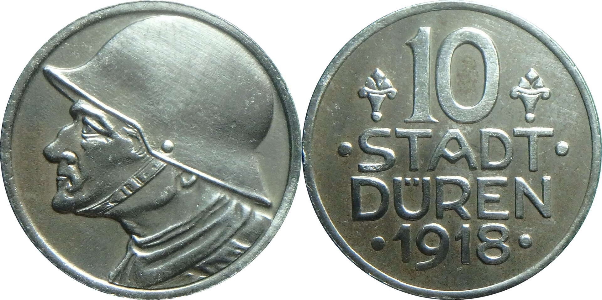 1918 DE 10 p token.jpg