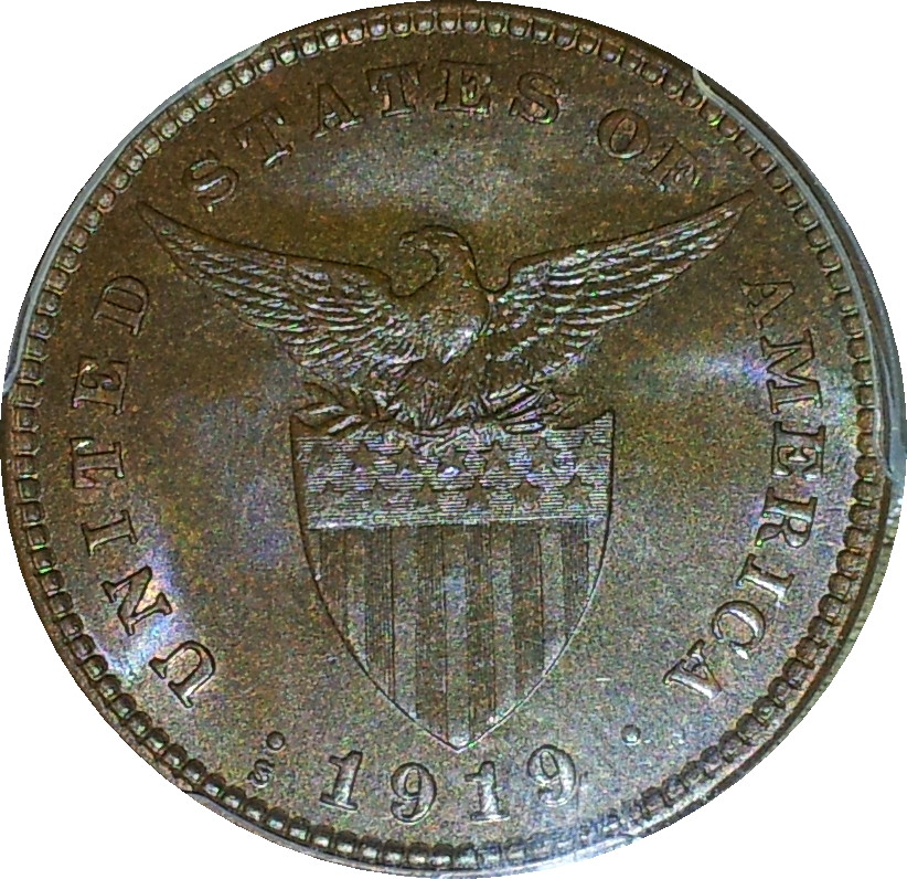 1919 S Philippines Centavo MS64 Rev.JPG