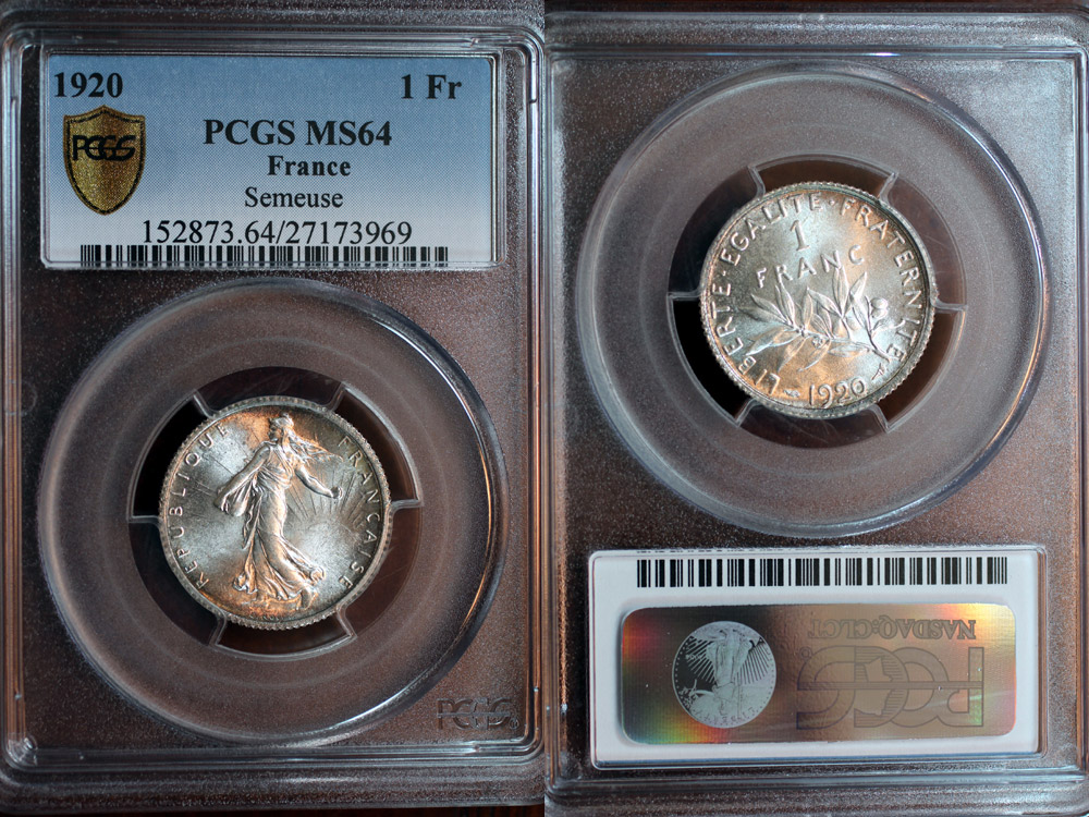 1920 1 Franc MS 64.jpg